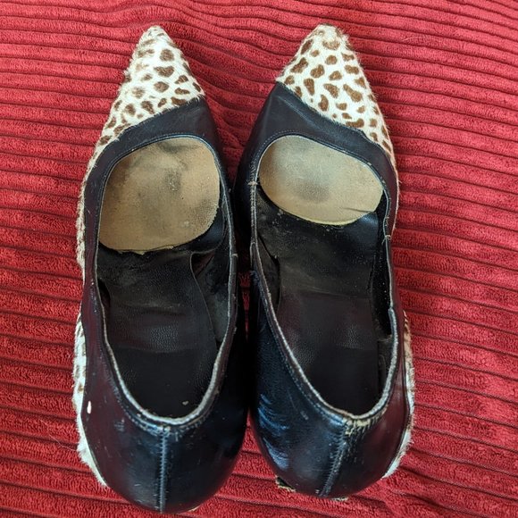 Underground Shoes Animal Print Winklepicker Court Pumps Imperfect Please Read - Picture 8 of 13